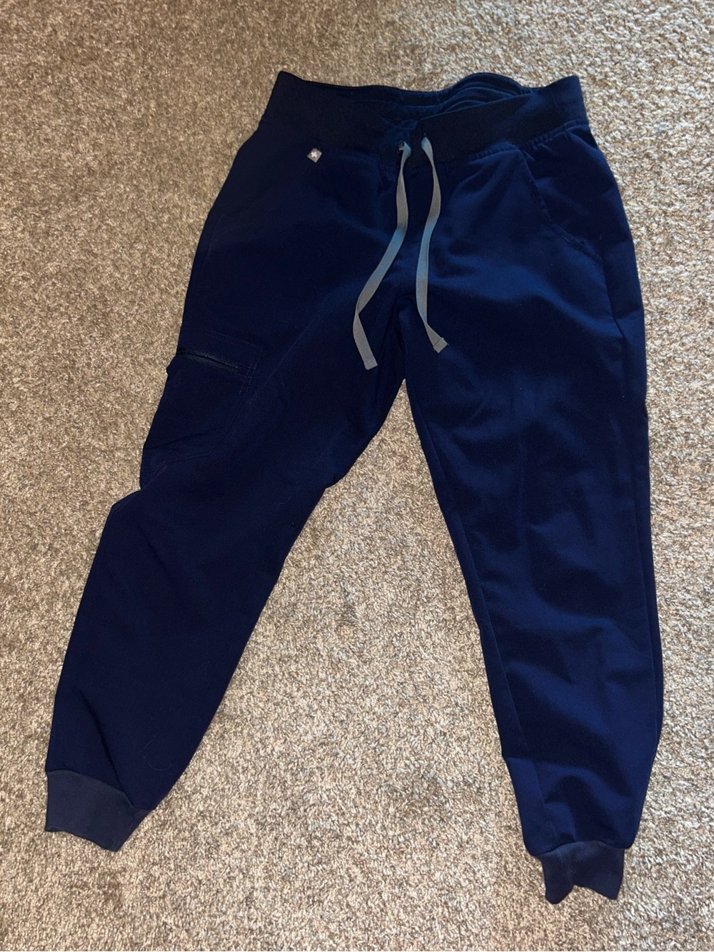 FIGS navy blue joggers small